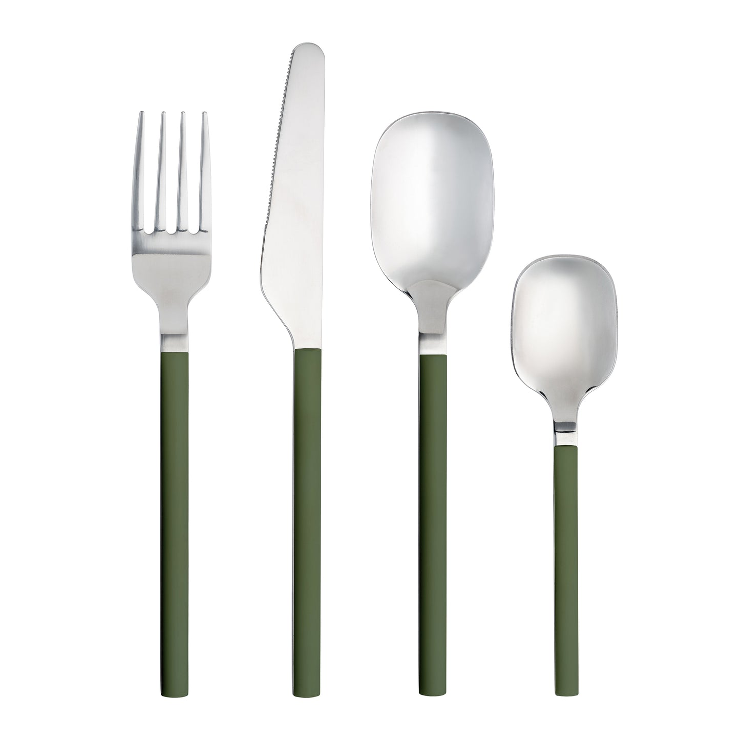 Confetti olive cutlery set 16pcs Olive