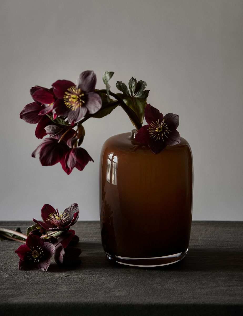 Verona vase high - brown