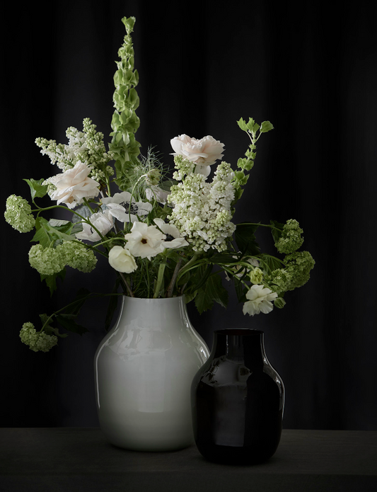 Paloma vase medium - dark brown