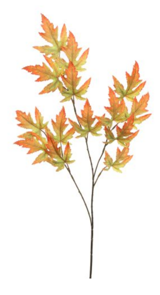 MAPLE LEAF 85CM GREEN ORANGE