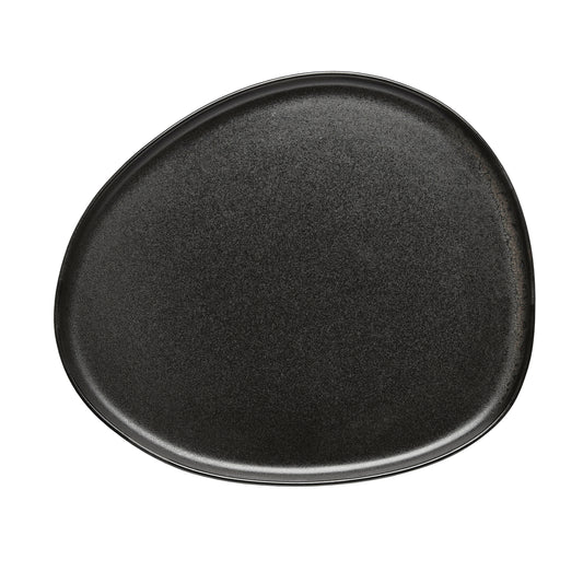 Dinner Plate Titanium Black 29x25cm - RAW