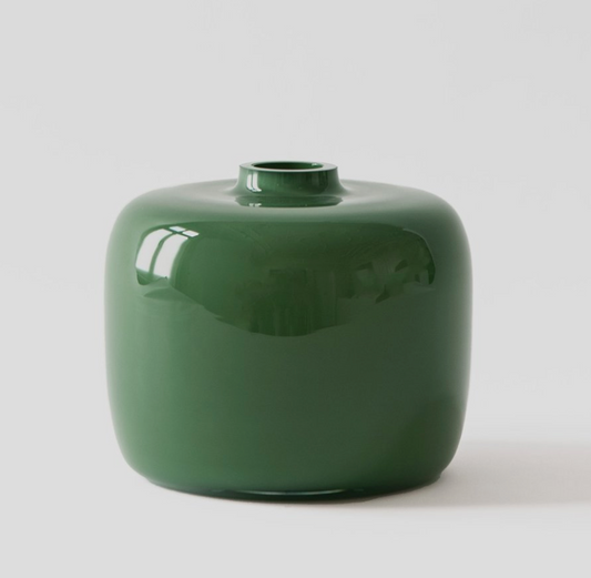 Verona vase wide - green