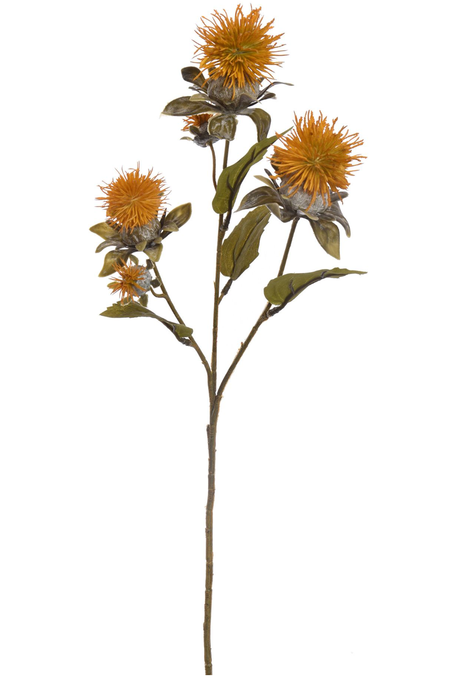THISTLE SPRAY X3 60CM MUSTARD