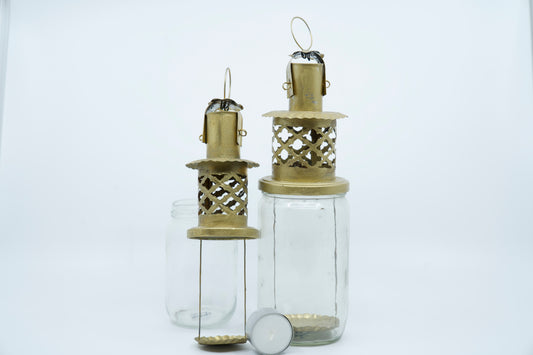 Lantaarn jampot goud Small